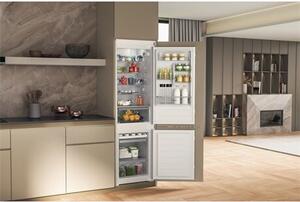 Whirlpool Hűtő alulfagyasztós beépíthető Hűtőszekrény WHC18D011C1 SF