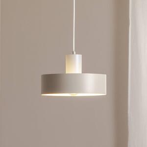 SIGMA Lógó világítás Rif M, taupe, 1 izzó, Ø 25 cm, acél, dimmelhető, Krém / borostyánsárga, Nappali / Étkező, fém, Modern