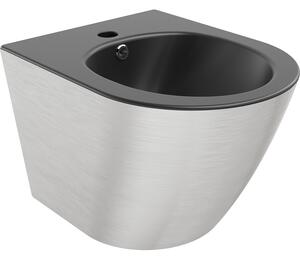 Mexen Lena függő bidé, fekete matt/ezüst vonal minta - 35224873