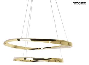 MOOSEE ANILLO 2 Arany Függőlámpa Dupla Gyűrű Design