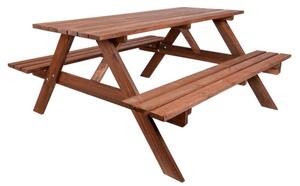 ROJAPLAST PIKNIK Kerti Garnitúra - Fenyőfa - 200 cm