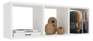 Lira 3 rekeszes polc, Fehér, 90 x 20 x 30 cm
