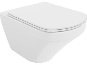 Mexen Vito wc csésze Rimless lassan záródó slim duroplast, fényes fehér - 30174000