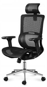 Ergonomikus ortopéd kényelmes irodai szék, irodai szék, deréktámasz fekete