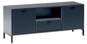 TV-szekrény 135 cm, indigókék ELEGANZO
