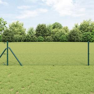 VidaXL Hatszögletű kerítés talajrögzítő 50 x 0,8 m PVC-bevonatos acél