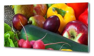 Konyhai dekorpanel Gyümölcsök és zöldségek