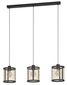 EGLO , 43605 , DELLOW , függeszték , E27 , 3X40W , IP20 , fekete, réz