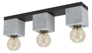 EGLO , 43596 , PRESTWICK 3 , mennyezeti lámpa , E27 , 3X40W , IP20 , szürke