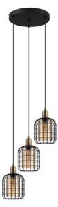 EGLO , 43499 , CHISLE , függeszték , E27 , 3X40W , IP20 , borostyán