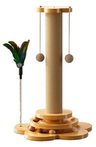 Fa macskakaparó golyókkal LUNTRIS, magasság 43 cm