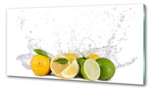 Konyhai dekorpanel Citrusfélék és a víz