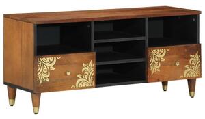 VidaXL TV Szekrény 100x33x46 cm Tömör Mangófából