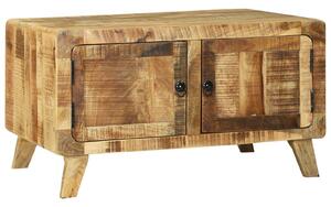 VidaXL Dohányzóasztal 80x54x45 cm Tömör fa Durva mangó