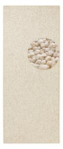Krémszínű futószőnyeg 80x300 cm Wolly – BT Carpet