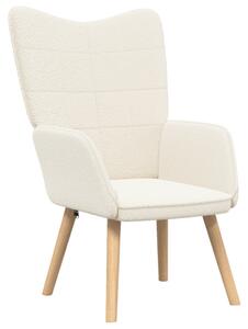 VidaXL Pihenőszék Krém 62 x 67 x 95.5 cm szövet