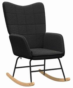 VidaXL Pihenőszék Fekete 61 x 78 x 98 cm szövet