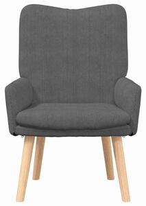 VidaXL karosszék Sötétszürke 63 x 67 x 94 cm szövet