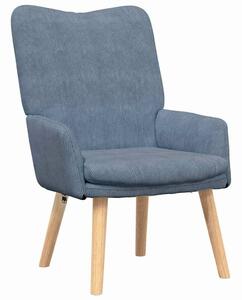 VidaXL Pihenőszék Kék 63 x 67 x 94 cm szövet
