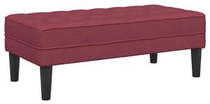 VidaXL pad bordó 113 x 57 x 39 cm szövet