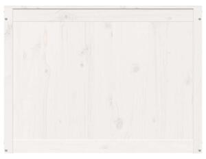 VidaXL fehér tömör fenyőfa szennyestartó láda 88,5 x 44 x 66 cm