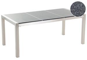 Kerti asztal GROSSETO 180 cm 90 cm Csiszolt Gránit Szürke
