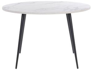 Étkezőasztal ODEON Fehér márvány 120 cm 120 cm