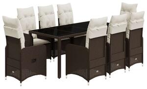 VidaXL Polyrattan Kerti Bútor - 8 Személyes Bisztró