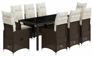 VidaXL Polyrattan Kerti Bútor - 8 Személyes Bisztró
