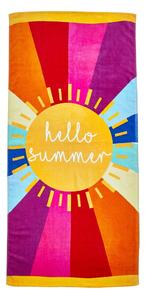 Pamut strandtörölköző 76x160 cm Hello Summer – Catherine Lansfield