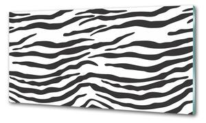 Konyhai falvédő Zebra háttér