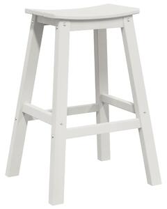 VidaXL Bárszék 2 pcs Fehér 52 x 43 x 73.5cm Műanyag