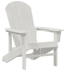 VidaXL Adirondack szék Fehér 74x82x91 cm HDPE