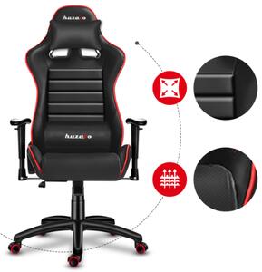 FORCE 6.0 professzionális gamer szék piros részletekkel