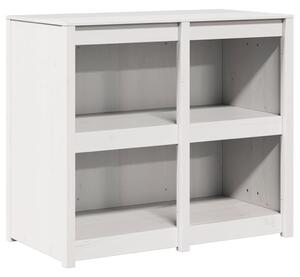 VidaXL Konyhaszekrény Meleg fehér 106 x 55 x 92 cm Tömör fenyőfa