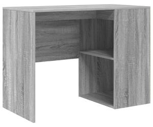 VidaXL Íróasztal polcokkal Szürke Sonoma 102 x 50 x 75 cm Faanyag