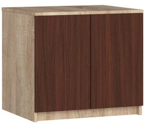 AKORD CLP Szekrény Rátét Sonoma Tölgy/Wenge 60cm