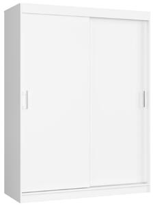 AKORD CLP MONO Tolóajtós Szekrény Laminált Fehér 150 cm