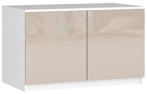 AKORD CLP Szekrényfelső Cappuccino Magasfényű 90cm