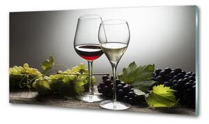 Konyhai dekorpanel Bor és szőlő
