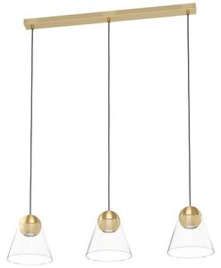 Eglo Cerasella függesztett lámpa, arany-áttetsző, 3xGU10 foglalattal