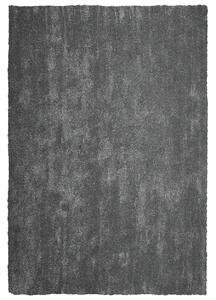 Sötétszürke hosszú szálú szőnyeg 140 x 200 cm DEMRE