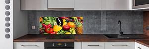 Hátfal panel konyhai Zöldség és gyümölcs
