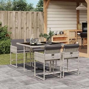 VidaXL Polyrattan Kerti Étkezőgarnitúra - 5 részes