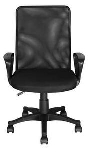 Hálós irodai szék - fekete