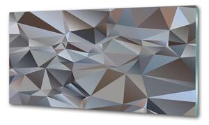 Konyhai falburkoló panel Absztrakció háromszögek