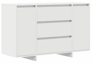 VidaXL Széf fiókkal Fehér 120 x 41 x 75 cm Faanyag