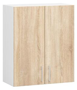 AKORD Lima W60 Faliszekrény Laminált Fehér-Sonoma Tölgy