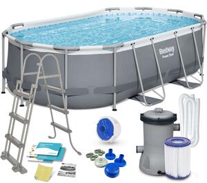 Bestway Rack 427x250x100cm Fémvázas medence, kiegészítőkkel (56620)