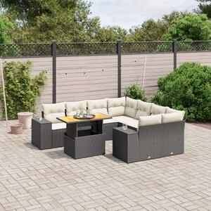 Polyrattan Kerti Ülőgarnitúra - 9 részes